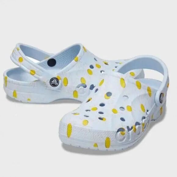 Crocs Baya Printed Clog Sandals Men's Size 12 Shoes NEW - Picture 1 of 10